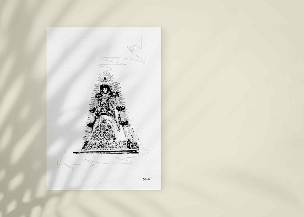 Dibujo Virgen del Rocío